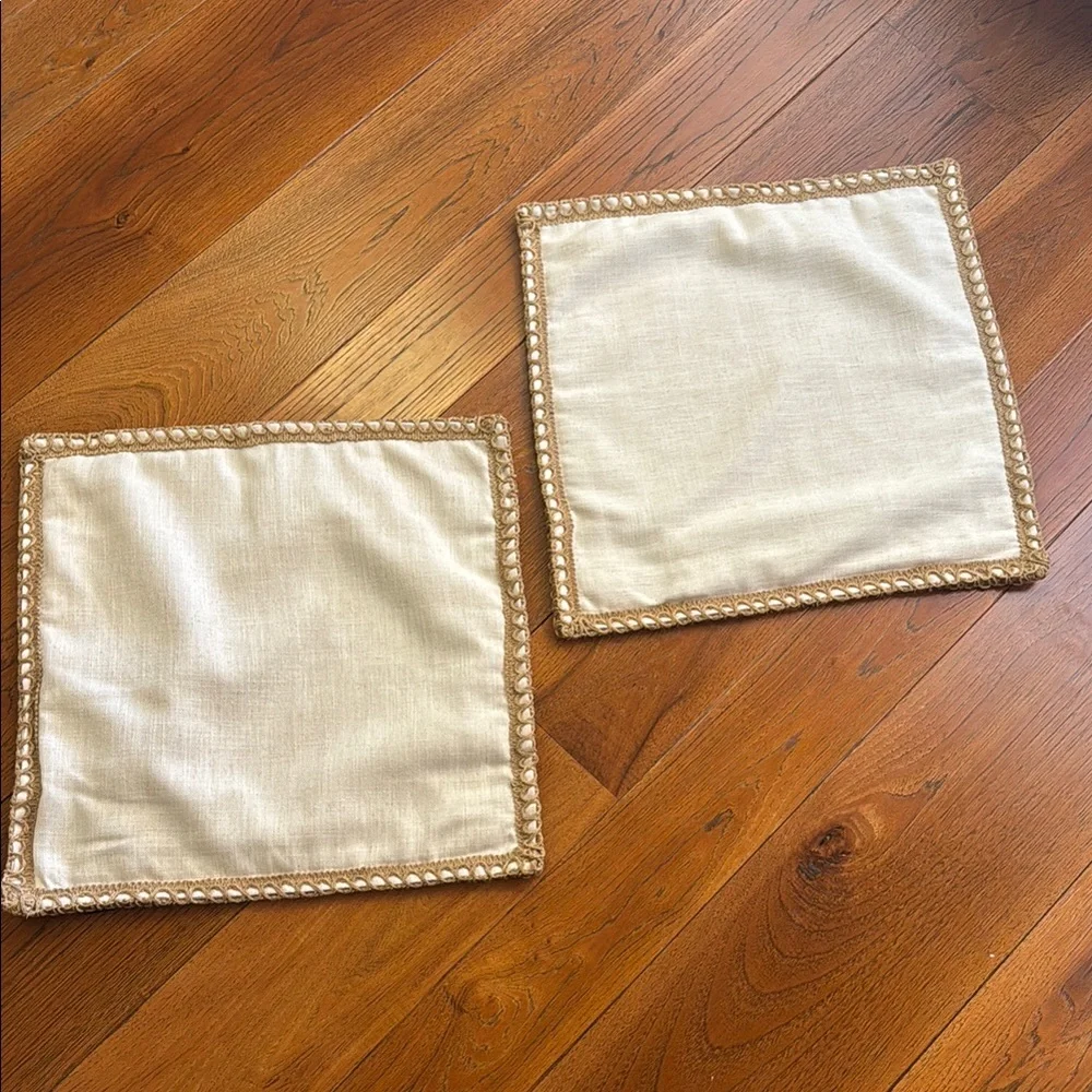 Phantoscope Farmhouse Linen Throw Pillow Covers
